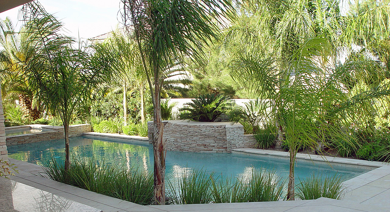 Tropical Landscape Styles - Jeff Lee Landscaping - Las Vegas
